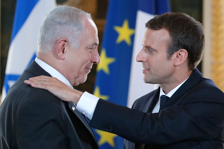 Macron reçoit Netanyahu
